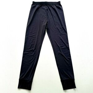 Lands' End Kids Pants Medium 10-12 Black Base Layer Thermal Leggings Activewear